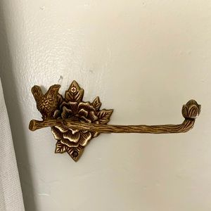 Brass bird curtain tie back Anthropologie